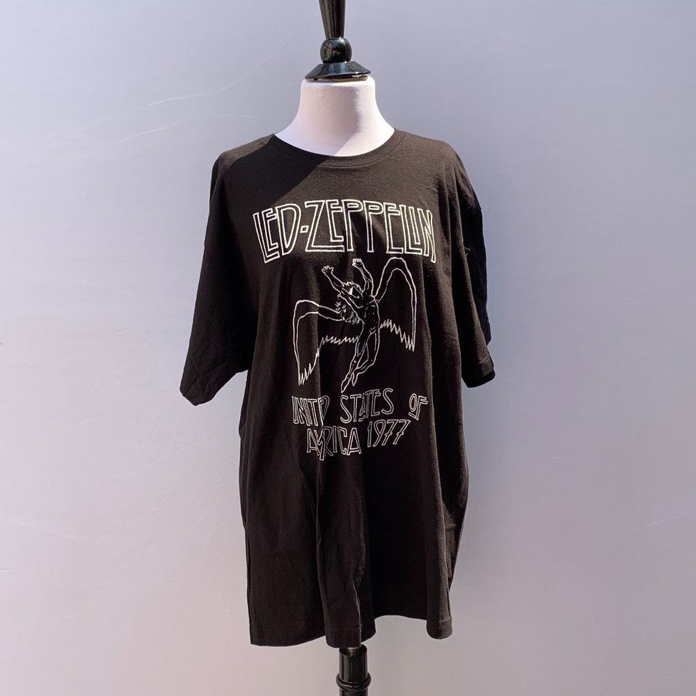 Led Zeppelin Men’s Black T-Shirt Size XL